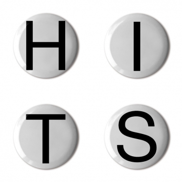 Gift Box: 4 button badges (THIS Anagram)