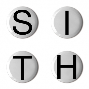 Gift Box: 4 button badges (THIS Anagram)