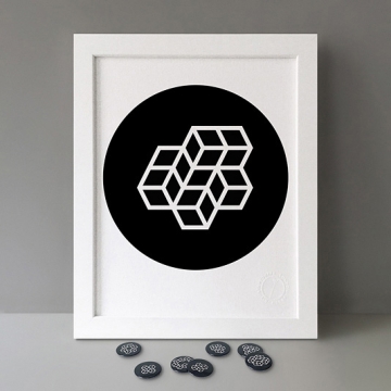 Modulo: 2x2+2x1 Circle print