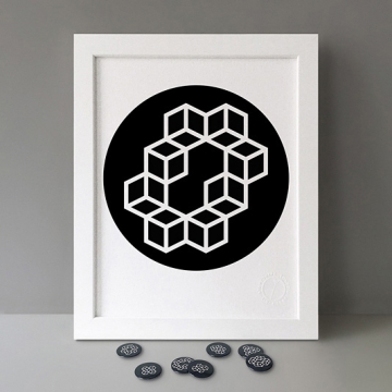 Modulo: 8x Circle print