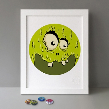 Green Monster print