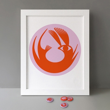 Rabbit Silhouette print