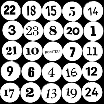 Advent Calendar: Monsters