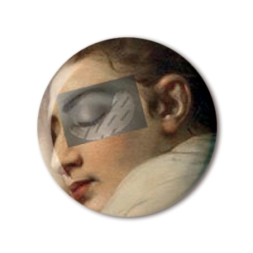 Gift Box: 4 button badges (Collages)