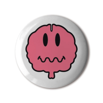 Gift Box: 4 button badges (Brain Moods)