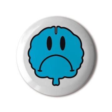 Gift Box: 4 button badges (Brain Moods)