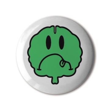 Gift Box: 4 button badges (Brain Moods)