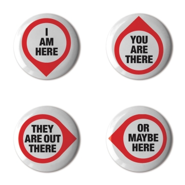 Gift Box: 4 button badges (Where?)