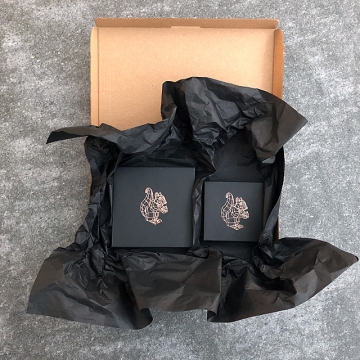 Gift Box: 4 button badges (Where?)