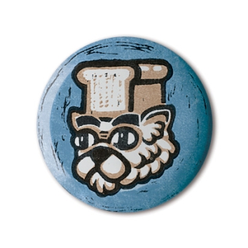 Gift Box: 4 button badges (Bread Cats, Сat Breeds)