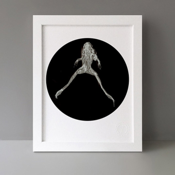 Beneath The Eyrie: Frog print