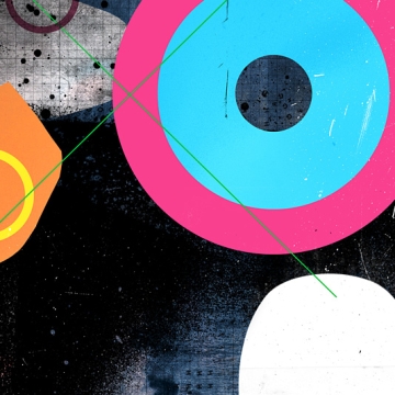 In/Between IV (target) print