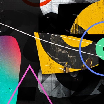 In/Between I (triangle) print