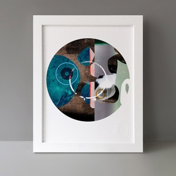 In/Between III (white ring) print