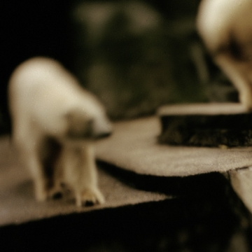 To Cage: Polar Bears print