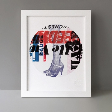 tat* High Heels print