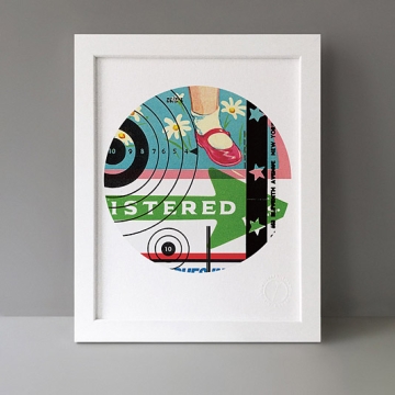 tat* Red Shoes print