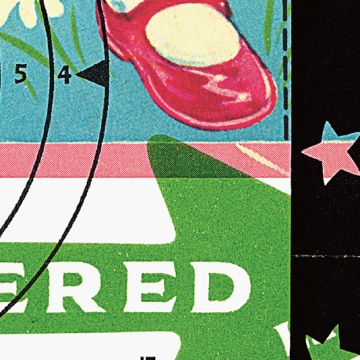 tat* Red Shoes print