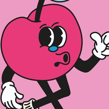 Feelin' Cherry-fig print