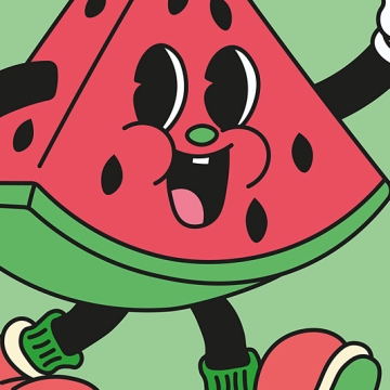 One In A Melon print