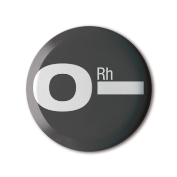 Gift Box: 8 button badges (Blood Types)