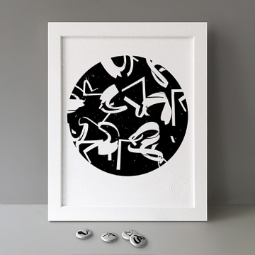 Marks From Two Lost Languages print