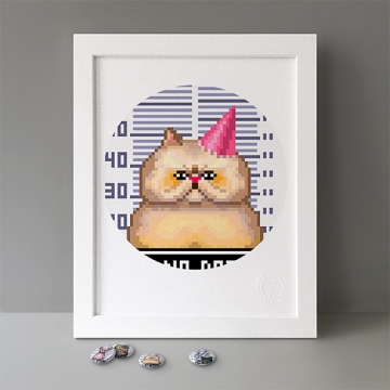 Party Cat print