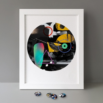 In/Between I (triangle) print