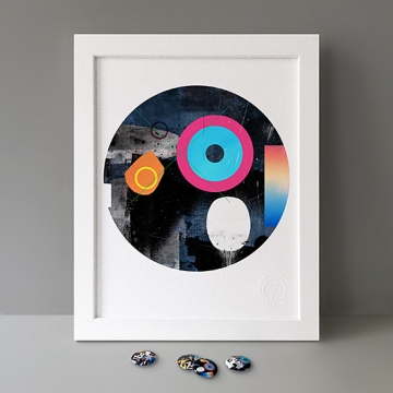 In/Between IV (target) print