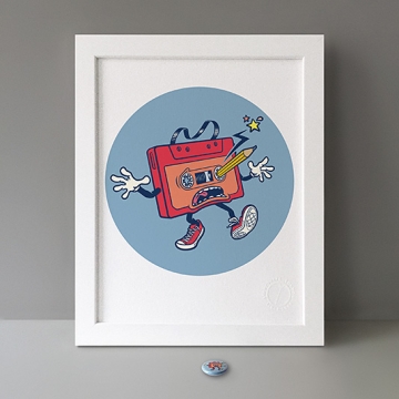 There's something in my eye print