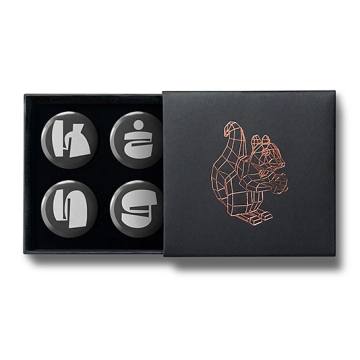 Gift Box: 4 button badges (King)