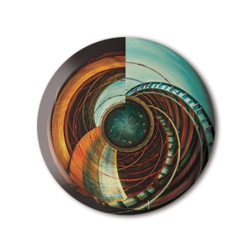 Gift Box: 7 button badges (360 Pano Sphere Bridges)