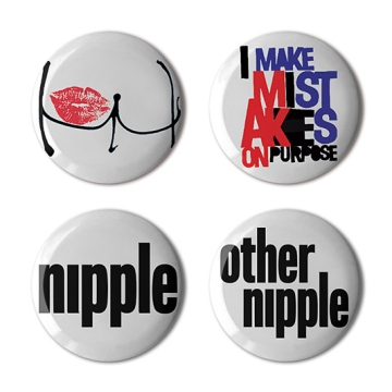 Gift Box: 4 button badges (Rosenworld Mix)