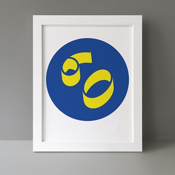 60: Milestone Birthday print