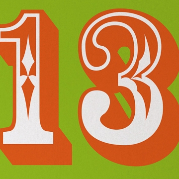 13: Milestone Birthday print