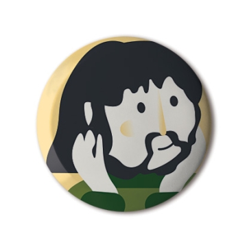 Gift Box: 4 button badges (Fab 4)