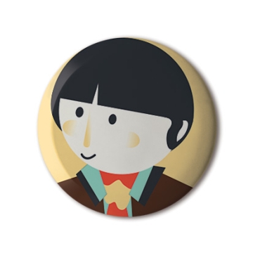 Gift Box: 4 button badges (Fab 4)