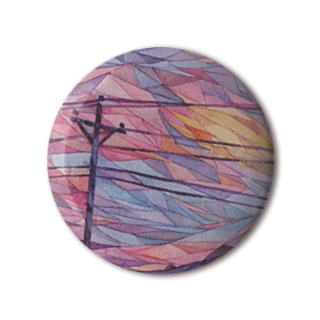 Gift Box: 4 button badges (Landscapes)