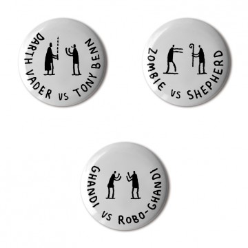 Gift Box: 3 button badges (Versus)