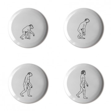 Gift Box: 4 button badges (Evolution)