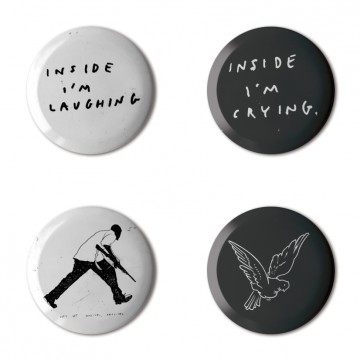Gift Box: 4 button badges (Insider)