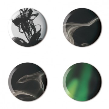 Gift Box: 4 button badges (Smoke Ink)