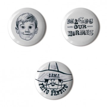 Gift Box: 3 button badges (Magic Bandito)