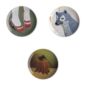Gift Box: 3 button badges (Fairy Tales)