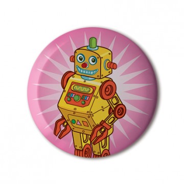 Robot on Pink