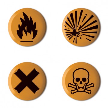 Gift Box: 4 button badges (DangerEous DeSigns)