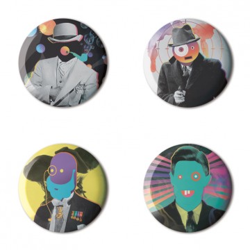 Gift Box: 4 button badges (Professions)