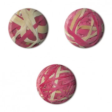 Gift Box: 3 button badges (Rubberband Balls)