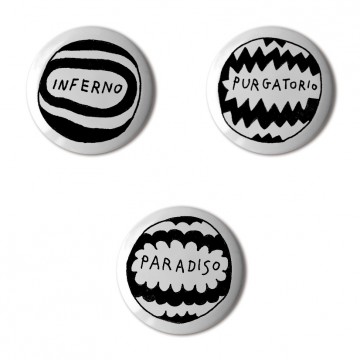 Gift Box: 3 button badges (Dante)