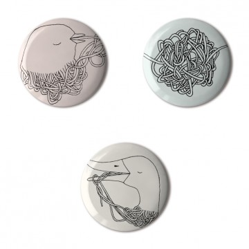 Gift Box: 3 button badges (Lovers)